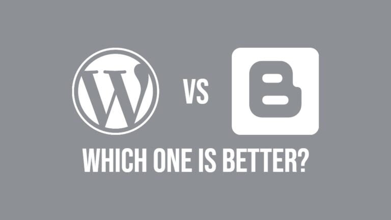 WordPress vs. Blogger – Which one is Better? (Pros and Cons) - Arsalan ...