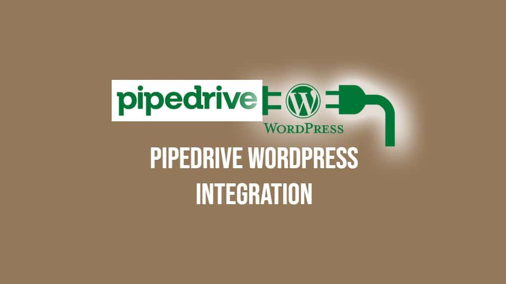 Pipedrive WordPress Integration